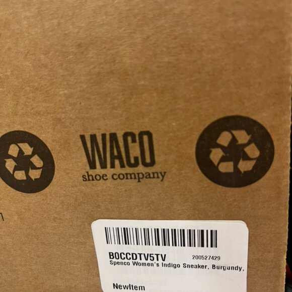 New in the Box Waco Classic Indigo Sneaker in Burgundy Size 9B - Picture 10 of 10